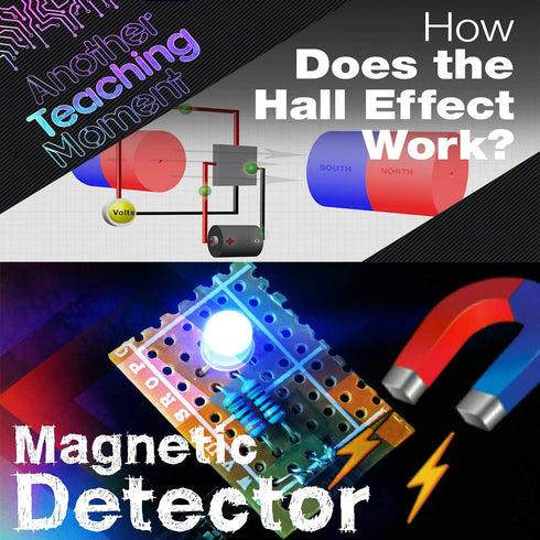 DC 4.5-24V Hall Magnetic Induction Module Electronics Module Parts Magnetic Induction Sensor South and North Pole Detection Resolver for Home, Off...