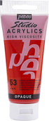 Pebeo Studio Fine Acrylic Paint, Dark Cadmium Red Hue, 100 ml/3.38oz...