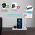 Lamp with Wireless Charger, 4 in 1 Wireless Charging Station Compatible with iPhone/Samsung/Other Qi-Enabled Phones, and AirPods 2/Pro, Wireless C...