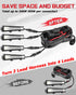 2PCS Deutsch DT DTP Wiring Harness Adapters Connectors Splitters, 2 Pin Waterproof DT Connectors for LED Light Bar LED Pod Fog Lights for ATV UTV ...