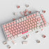 Guffercty kred 129-keycaps XDA Profile PBT Keyboard Key caps Full Set, Custom Keycaps Dye Sublimation for 61/68/84/87/108 Mechanical Keyboard (Nau...