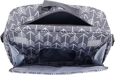 Baby Diaper Tote Bag?Portable Large Capacity Multi Pocket Design Portable Convenient Stroller Side Storage Bag for Short Trips...