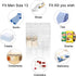 1 Pack 24 Clear Crystal Pockets Large Hanging Shoe Organizer Over The Door Shoe Rack for Closet Door Storage Shoe Holder Hanger, 4 Hooks, ALL Whit...
