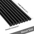 OCGIG 20 Pcs 11mm x 200mm (0.43Inch x 8Inch) Adhesive Glue Sticks Hot Glue Sticks Black for Car Audio Craft General Purpose...