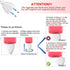 Magnetic USB DC Charger Cable Replacement Charging Cord for Toys Vibrators Electric Toothbrush - 6mm/0.24in...