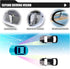 2 PCS Car Sector-shaped Blind Spot Mirror, 1.96-inch High-definition Glass Frameless Convex Rearview Mirror, Adjustable Reversing Assist Mirror Ac...
