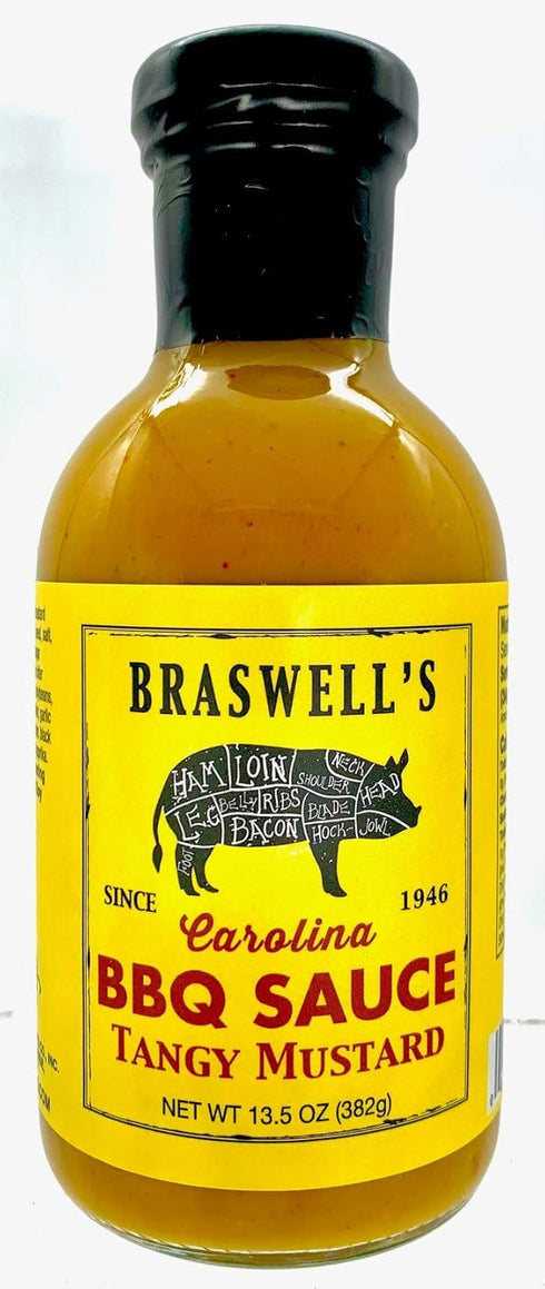 Braswell's Tangy Caroline Mustard Bar-B-Que Sauce...