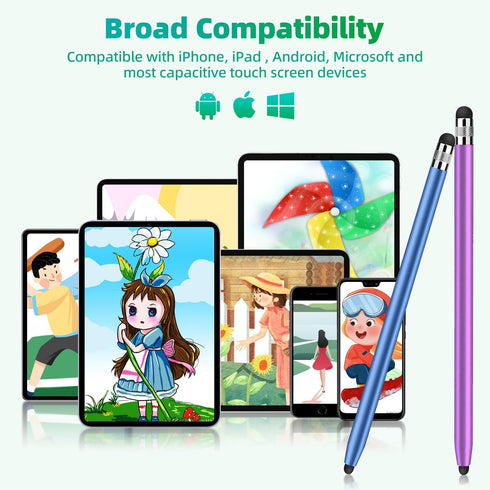 Stylus for Touch Screens (5Pack) Stylus Pens for iPad iPhone Android Chromebook Tablets and More Capacitive Touchscreen Devices High Sensitivity &...