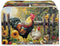 Sunflower Rooster Toaster Oven Covers for Kitchen Polyester Fabric Quilted Toaster Appliance Dust-proof Cover for Small Appliance Dust Cover and F...