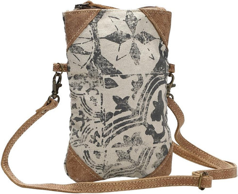 Myra Bag Patterns Upcycled Canvas Crossbody Bag S-1157...
