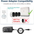 12V AC/DC Power Supply Adapter Compatible for Netgear Arlo Pro/Arlo Pro 2 Base Station VMB3000 VMB4000 CM500-100NAS CM500 CM31T MS3530 Wire-Free H...