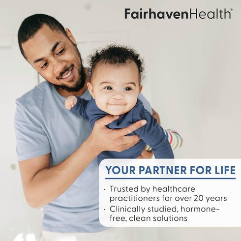 Fairhaven Health CountBoost for Men Optimal Count and Volume Male Fertility Supplement - Pre-Conception Nutrition for Him - with Ashwagandha, Vita...