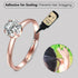 Eco-Friendly Innovative Ring Size Adjuster Adhesive with UV Light- Adjusts Any Ring Size, Easy Application & Removal, Ring Size Adjuster for Loose...