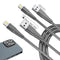 Metal Braided iPhone Charger Cable 6.6Ft/2M Long Lightning Cable Apple MFi Certified Fast Charging iPhone USB Cord iPhone Syncing Data Cable chew ...