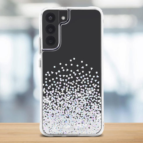 Case-Mate - Twinkle Ombre - Case for Samsung Galaxy S22 Plus - Reflective Foil Elements - 10 ft Drop Protection - 6.6 Inch - Stardust...