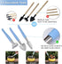 23 Pcs Succulent Tools, Mini Garden Tools0001 Set, Miniature Succulent Hand Tools with Plant Potting Tarp Mat, Transplanting Tool Kit for Indoor O...