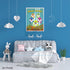 PoyBux Design,Baby Shark Art Poster Drucke, Set von 6 (ungerahmt) (20.3x25.4 cm), Kinderzimmer-Wandkunst-Dekoration, Kinderzimmer Heimdekoration.,...