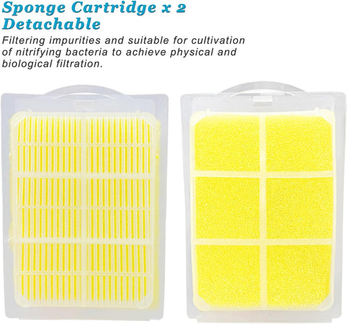 Aquarium Filter Cartridges 6 Pack...