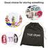 Hair Dryer Bags Drawstring Bag Hairdryer Container, 11.8 by 13.8 Inch(Cotton,Gray)...