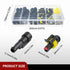Nilight 120PCS 1 Pin Electrical Connector ?Plug Male Female Terminal Wire Connector Waterproof Connectors 1 Way Automotive Connect Set for Car Tru...