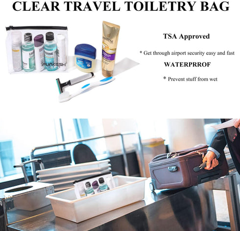 Mens Toiletry Bag Waterproof Organizer Bag Travel Shaving Dopp Kit Perfect Travel Accessory Gift (Gray)......