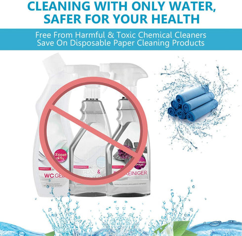 Window Glass Microfiber Cleaning Cloth 8Pack Premium Lint Free Mirrors Polishing Rags, Eye Glass Clean Cloths, Shower Glass Cleaner Towels, Glass ...