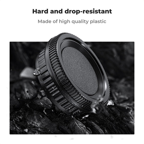 K&F Concept Rear Lens Cap & Body Cap Cover & Hot Shoe Cover Kit for Pentax K Mount Camera Lens K3 K3 II K70 KS1 KS2 K500 K50...