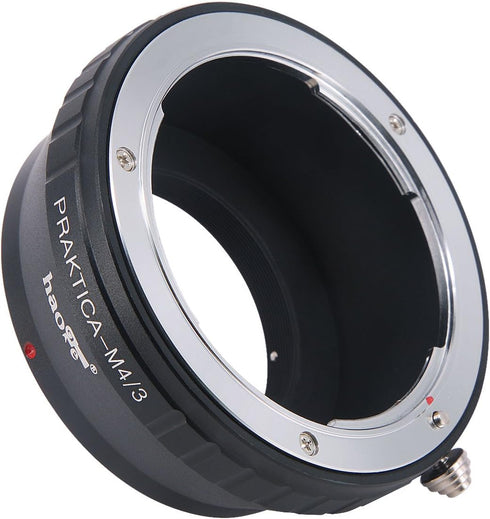 Haoge Manual Lens Mount Adapter for Praktica B PB Mount Lens to Olympus and Panasonic Micro Four Thirds MFT M4/3 M43 Mount Camera...