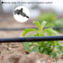 30 Pack Flag Dripper - Garden Irrigation System, Removable & Flow Control & Drip Emitter, Apply to Lawn Trees (1 Gallon Per Hour, Black)...