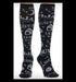 Ouija Board Print Women's Juniors Knee High Socks Size 9-11...