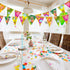 FEPITO 2 Pack Hawaiian Bunting Banners Luau Tropical Bunting 6 Meters for Summer Luau Tiki Beach Party Decorations...