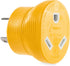 Camco Power Grip Camper/RV Generator Adapter | Features a Heavy-Duty 30 Amp Locking Male and Female Connection | Rated for 125 Volts / 3750 Watts ...