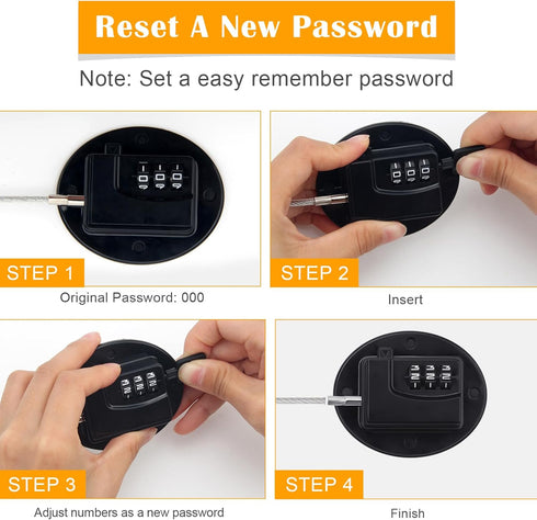 4PCS Refrigerator Locks Combination, Drill-free Child Proof Refrigerator Door Lock Fridge Lock Combination with Password, Mini Digital Refrigerato...
