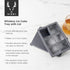 Viski Whiskey Ice Cube Tray with Lid, Large Makes Six 2-Inch Ice Molds, Perfect for Cocktails, Whiskey, Bourbon, and More, Stackable Silicone Mold...