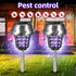 Solar Bug Zapper Outdoor Mosquito Zapper 2 in 1 Mosquito Killer Lamp for Patio Backyard Garden Pathway Insect Mosquito Repellent purple and White ...