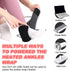 Heated Ankles Wrap Foot Heating Pad for Achilles Tendonitis Relief Portable Cordless Electric Heating Pads for Feet Circulation and Pain Relief wi...