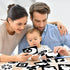 High Contrast Baby Cards for Infants, Black and White Baby Cards High Contrast Baby Toys for Newborns Visual Stimulation Brain Sensory Development...