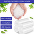 0.5 Gallon Mini Trash Bags Small Garbage Bags, 11.8 x 11.8 Inches, Fit 2 Liter Mini Trash Can, 4 Rolls, 200 Count, Clear...