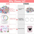 180 Pcs Unicorn Mermaid Crafts Charm Bracelet Kit for Girls - DIY Jewelry Making Supplies with Beads, Pendants, Cords for Teens...