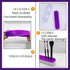 TANG SONG 1 PCS Silicone Make up Brush Holder Cosmetic Storage Box Desktop Organizers (Purple)...