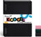 Koogel A4 Spiral Notebook Black, College Ruled Spiral Notepad with Flexible Cover 80 Sheet/160 Pages for Home School Office...