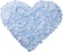 Artificial Silk Rose Petals for Romantic Night, Wedding, Party, Anniversary Flower Decorations (Light Blue&White, 3000 PCS)...