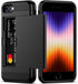 Nvollnoe for iPhone SE Case 2022/iPhone SE 2020/7/8 Case with Card Holder Heavy Duty Protective Dual Layer Shockproof Hidden Card Slot Slim Wallet...