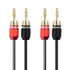 Cable Matters Heavy Duty 12 ft Speaker Wire 12 Gauge, Oxygen-Free Bare Copper (OFC) Banana Plug Speaker Cable - 12 Feet / 3.6 Meters...