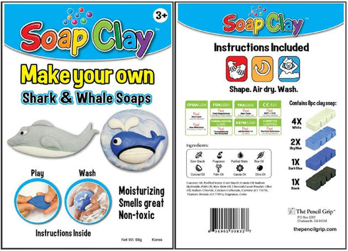 THE PENCIL GRIP Soap Clay Kit-Sea Creatures, Assorted...
