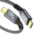 240W USB4 Cable, USB C to USB C Cable Fast Charging Compatible Thunderbolt 4/3 Cable, Support 8K/6K@60Hz & 40Gbps Data Transfer for iPhone 15 Pro ...