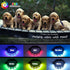Light Up Dog Collars,Safety LED Dog Collars USB Rechargeable 7 Changing Colors Glow in The Dark Dog Walking Light,Neon Adjustable Safety Buckle Li...