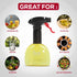 Evo Oil Sprayer Minis, Non-Aerosol for Olive, Cooking Oils, and Vinegars, 8-Ounce Capacity, 1 Each Yellow and Green...