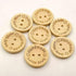 50Pcs Buttons Round 2 Holes Handmade with Love Letter Wooden Button DIY Sewing Decor Sewing Notions and Supplies - 15mm, Sewing Buttons...