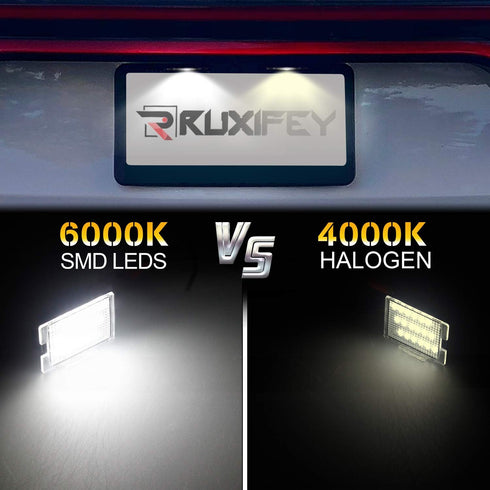 RUXIFEY LED License Plate Light Tag Lights Compatible with Dodge Durango 2014-2020 Pickup Truck, 6000K White, Pack of 2...